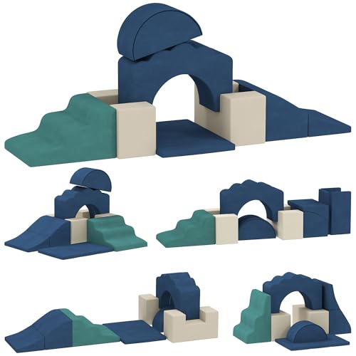 AIYAPLAY Kinder Schaumstoff Bausteine 7er Set Softbausteine Riesenbausteine Klettern Großbausteine mit Samtoptik Baby Kletterspielzeuge Bunt AIYAPLAY Kinder Schaumstoff Bausteine 7er Set Softbausteine Riesenbausteine Klettern Großbausteine mit Samtoptik Baby Kletterspielzeuge Bunt von AIYAPLAY