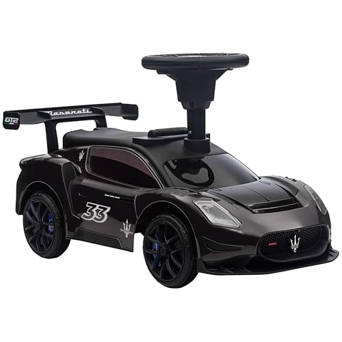 AIYAPLAY Rutschauto, Maserati GT2 Bobby Car Rutschfahrzeug mit Hupe und Musik, Kinderfahrzeug mit Stauraum für 1,5-5 Jahre Kinder 65 x 29 x 37 cm Schwarz AIYAPLAY Rutschauto, Maserati GT2 Bobby Car Rutschfahrzeug mit Hupe und Musik, Kinderfahrzeug mit Stauraum für 1,5-5 Jahre Kinder 65 x 29 x 37 cm Schwarz von AIYAPLAY