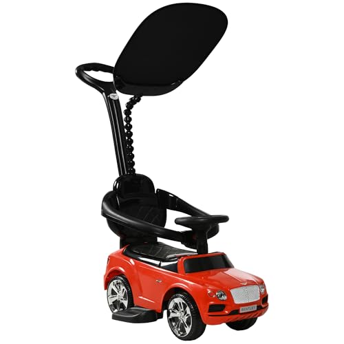 AIYAPLAY Rutschauto mit Schiebestange 3-in-1 Rutschfahrzeug mit Abnehmbar Verdeck und Handlauf, Kinderfahrzeug mit Kippschutz, Hupe, Musik, Stauraum, für 1-3 Jahre Kinder, Rot AIYAPLAY Rutschauto mit Schiebestange 3-in-1 Rutschfahrzeug mit Abnehmbar Verdeck und Handlauf, Kinderfahrzeug mit Kippschutz, Hupe, Musik, Stauraum, für 1-3 Jahre Kinder, Rot von AIYAPLAY