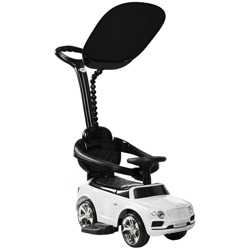 AIYAPLAY Rutschauto mit Schiebestange 3-in-1 Rutschfahrzeug mit Abnehmbar Verdeck und Handlauf, Kinderfahrzeug mit Kippschutz, Hupe, Musik, Stauraum, für 1-3 Jahre Kinder, Weiß AIYAPLAY Rutschauto mit Schiebestange 3-in-1 Rutschfahrzeug mit Abnehmbar Verdeck und Handlauf, Kinderfahrzeug mit Kippschutz, Hupe, Musik, Stauraum, für 1-3 Jahre Kinder, Weiß von AIYAPLAY