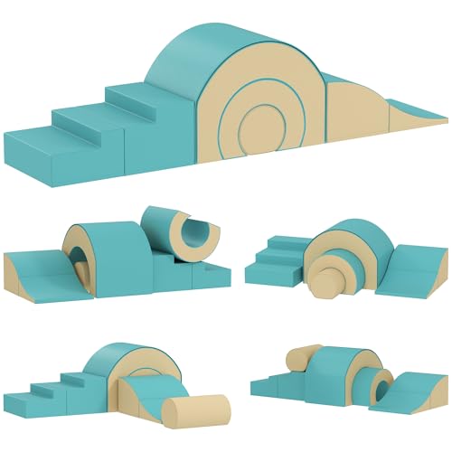 AIYAPLAY Schaumstoff Bausteine Kinder 5 TLG. Klettern Softbausteine Riesenbausteine Großbausteine Bauklötze Bausteinset Kunstleder Sand+Grün AIYAPLAY Schaumstoff Bausteine Kinder 5 TLG. Klettern Softbausteine Riesenbausteine Großbausteine Bauklötze Bausteinset Kunstleder Sand+Grün von AIYAPLAY