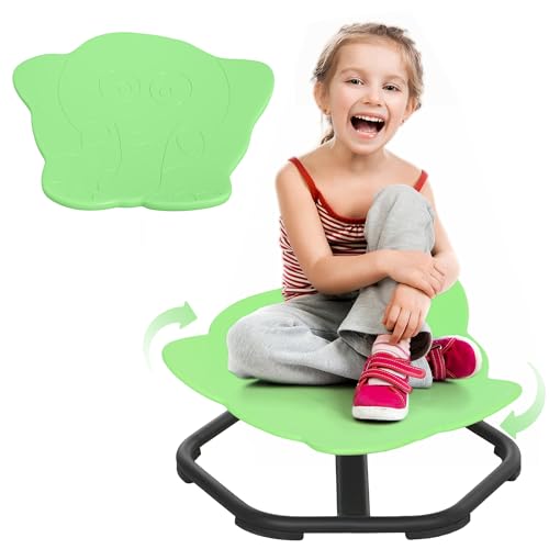 AIYAPLAY Sensory Spinning Chair, Kinder-Drehstuhl für Koordination, Balance, Grün von AIYAPLAY