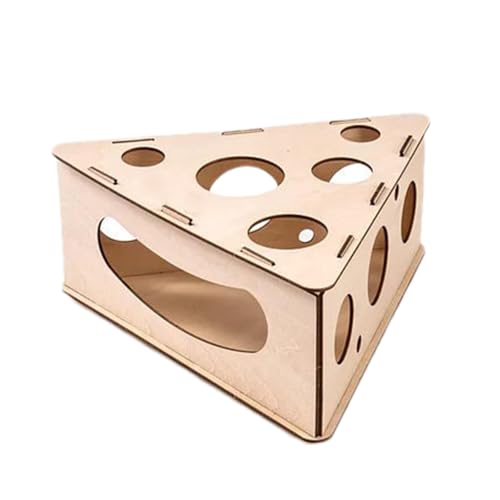 Katzen-Leckerli-Puzzle-Box, Katzen-Puzzle-Box aus Holz - Katzenspielzeug aus Holz für den Innenbereich | Interaktives Leckerli-Labyrinth aus Holz, Katzen-Puzzle-Futterspender, Leckerli-Box für Hauskat von AIYING