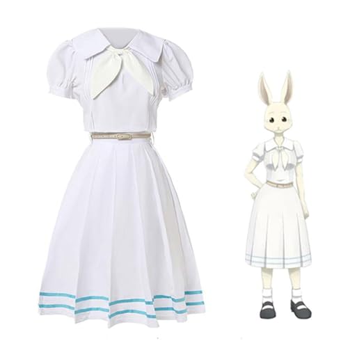 AIYINIY Anime Beastars Haru Cosplay Kostüm Schuluniform Kleid Outfit Matrosenanzug für Halloween Karneval Damen (Kurzarm, M) von AIYINIY