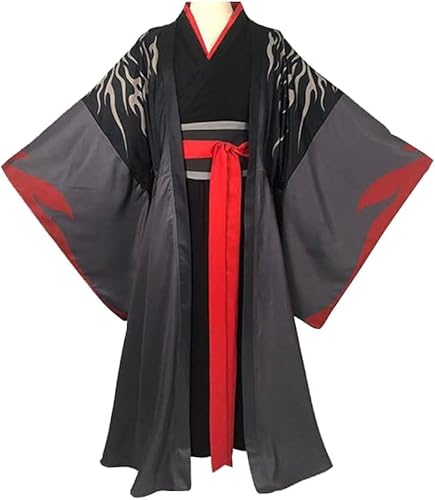 AIYINIY Mo Dao Zu Shi Cosplay Kostüm Wei Wuxian Lan Wangji Anime Hanfu Outfits für Halloween Party Karneval Aufführung (Wei Wuxian, S) von AIYINIY