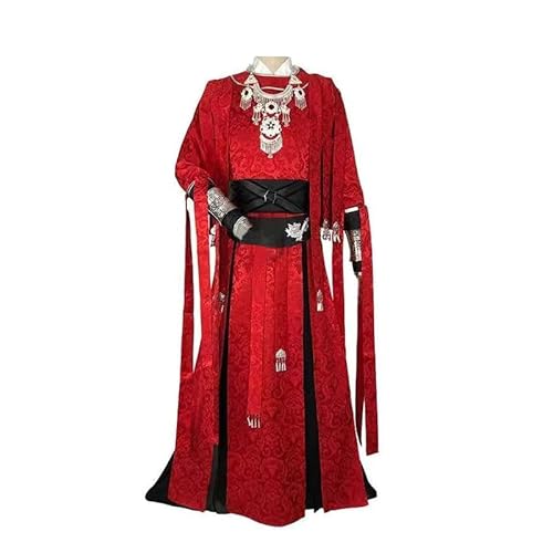 AIYINIY Tian Guan Ci Fu Hua Cheng Cosplay Kostüm Altes Chinesisches Hanfu Outfits Robe für Performance Halloween Party Anime Cosplay Outfit (Hua Cheng Kostüm, L) von AIYINIY