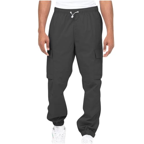 AIYINIY Wilde Cargohose für Herren, lockere Passform, legere Passform, Cargohose, gerade Passform, Stretch, Sweathose, schmale Passform, Vintage-Komforthose, Fitnessstudio, Workout, Track (Z Black, S) AIYINIY Wilde Cargohose für Herren, lockere Passform, legere Passform, Cargohose, gerade Passform, Stretch, Sweathose, schmale Passform, Vintage-Komforthose, Fitnessstudio, Workout, Track (Z Black, S) von AIYINIY