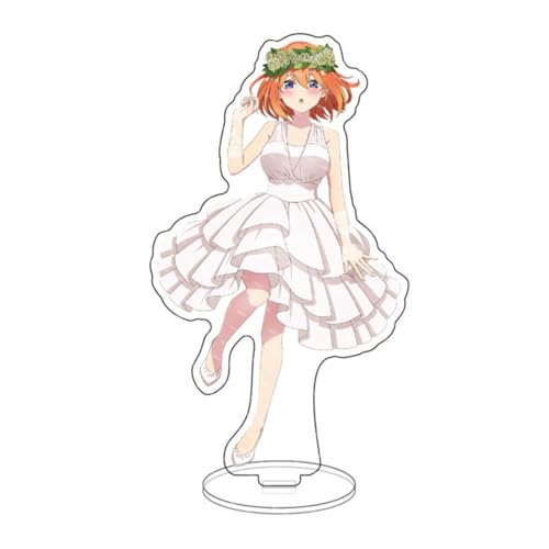 AIYITUI Anime Acryl Ständer Modell, per Nakano Ichika Charaktere Humanoid Stand Merch Geschenk Ornamente Fans Sammlergeschenk 15cm,17 von AIYITUI