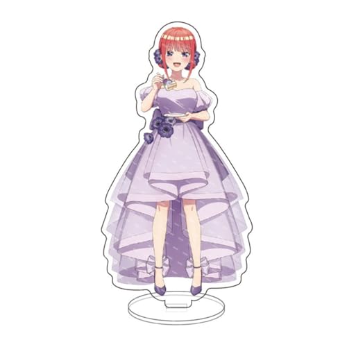 AIYITUI Anime Acryl Ständer Modell, per Nakano Ichika Charaktere Humanoid Stand Merch Geschenk Ornamente Fans Sammlergeschenk 15cm,24 von AIYITUI
