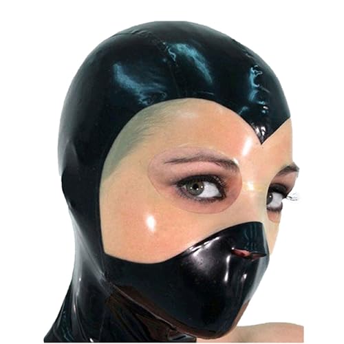 AIYOUBRS Latexmaske Gummi Haubenmaske Für Paare Handgemachtes für Halloween Party Maskerade Kostüm(Size:XXL-73CM) von AIYOUBRS