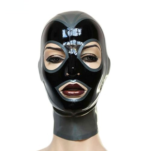 AIYOUBRS Vollgesichtsmaske Gummimaske Naturlatex-Kopfbedeckung für Rollenspiele für Halloween Party Club(Size:L-68CM) von AIYOUBRS