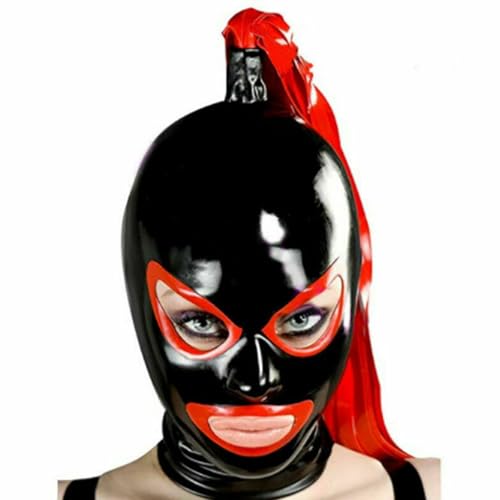 AIYOUBRS Vollgesichtsmaske Gummimaske Naturlatex-Kopfbedeckung für Rollenspiele für Halloween Party Club(Size:XXL-73CM) von AIYOUBRS