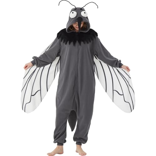 AIYOUYIYA Erwachsenenkostüm, Moskito-Käfer-Kostüm, Halloween, Einteiler, Pyjama, Fliege, Insekt, Cosplay, Einteiler für Damen und Herren AIYOUYIYA Erwachsenenkostüm, Moskito-Käfer-Kostüm, Halloween, Einteiler, Pyjama, Fliege, Insekt, Cosplay, Einteiler für Damen und Herren von AIYOUYIYA