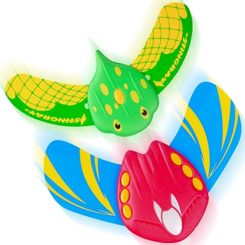 AIZHAZHA 2 Stück Unterwasser Glider, Tauchspielzeug für Kinder Pool, Teufel Fisch Tauchtiere für Kinder Wasserspielzeug, Schwimmbad Spielzeug Pool, Wasser Spielzeug Fische, Badewannenspielzeug von AIZHAZHA