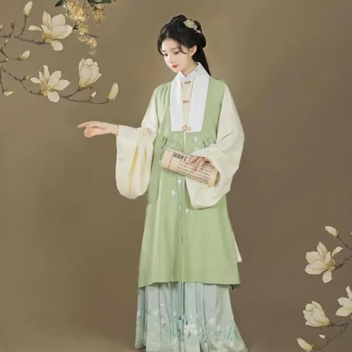 AJOHBM Ming-Dynastie Han Fu Kleidung für Damen, Feen-Volkstanz-Kostüm, orientalisch, alte Prinzessin, Cosplay-Anzug von AJOHBM
