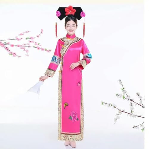 AJOHBM My Fair Antikes Schloss Schloss Traditionelle Qipao Manchu Hofkleidung Qing Dynastie Kostüm Prinzessin Chinesische Kostüme von AJOHBM