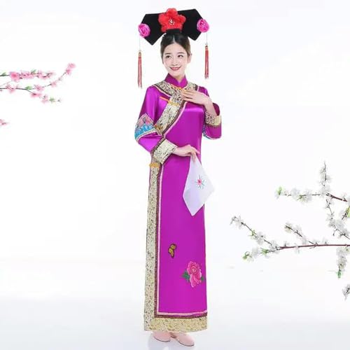 AJOHBM My Fair Antikes Schloss Schloss Traditionelle Qipao Manchu Hofkleidung Qing Dynastie Kostüm Prinzessin Chinesische Kostüme von AJOHBM