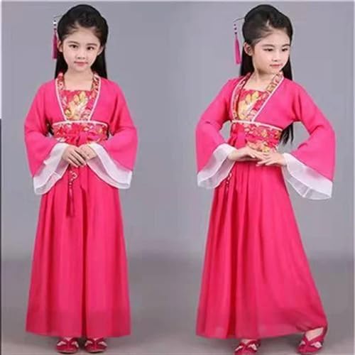 AJOHBM Traditionelle Kleider, chinesisches Outfit, Kostüm, Volkstanz, Performance, Hanfu-Kleid von AJOHBM