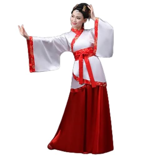 Hanfu Nationales chinesisches Tanzkostüm für Herren, antikes Cosplay, traditionelle chinesische Kleidung für Damen, Bühnenkleid von AJOHBM