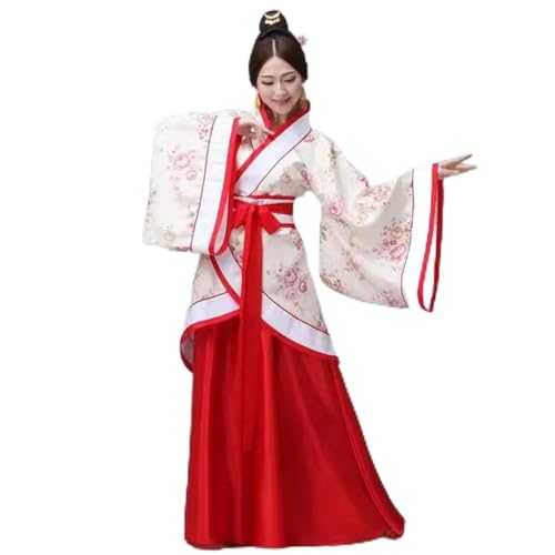 Hanfu Nationales chinesisches Tanzkostüm für Herren, antikes Cosplay, traditionelle chinesische Kleidung für Damen, Bühnenkleid von AJOHBM