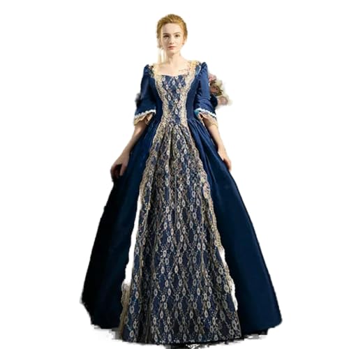 Mittelalterliches Kleid und Cosplay-Kostüme für Damen, Palast, Karneval, Party, Ballkleid, Verkleidung, Prinzessin, weiblicher Bademantel von AJOHBM