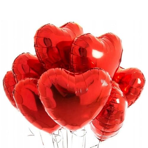 10 Stück Herzluftballons,Herz Luftballon,Helium Luftballons Folienballon,Hochzeit Rot Ballons,Ballon Heart Wein,Balloon Folien,Folienballons Für Geburtstag,Geeignet Herzballons,Herzen Set Ballongas 10 Stück Herzluftballons,Herz Luftballon,Helium Luftballons Folienballon,Hochzeit Rot Ballons,Ballon Heart Wein,Balloon Folien,Folienballons Für Geburtstag,Geeignet Herzballons,Herzen Set Ballongas von AJUNLKVDR