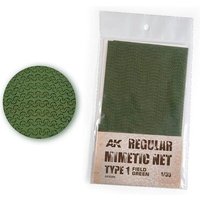 AK INTERACTIVE 5568300323 REGULAR CAMOUFLAGE NET Type 1 FIELD GREEN AK INTERACTIVE 5568300323 REGULAR CAMOUFLAGE NET Type 1 FIELD GREEN von AK INTERACTIVE