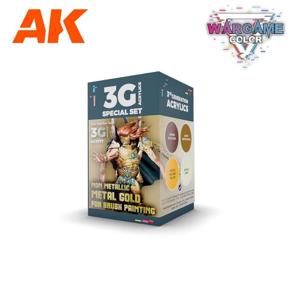 '3G Set Non Metallic Metal Gold' von AK-Interactive