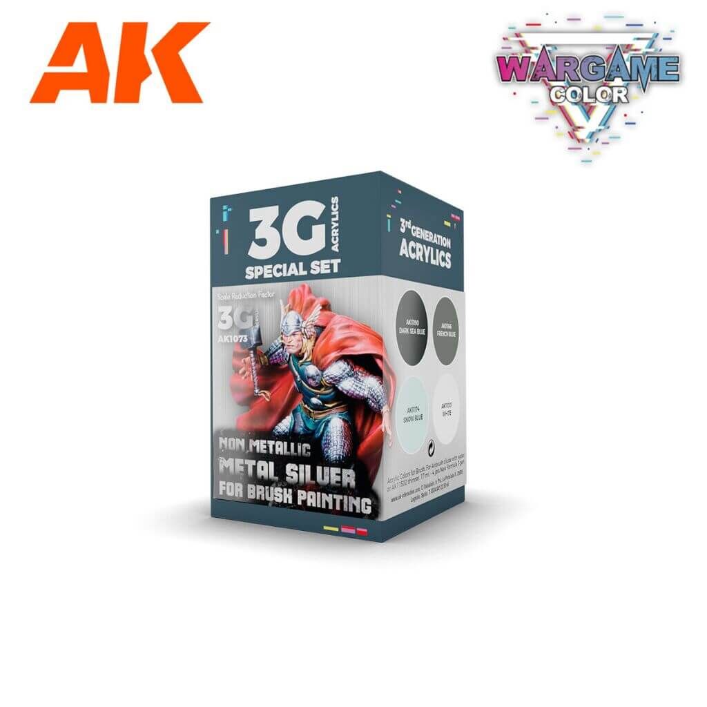 '3G Set Non Metallic Metal Silver' von AK-Interactive