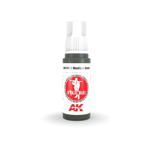 AK Acrylics 3Gen FIGURE AK11412 Medium Green (17ml) von AK Interactive