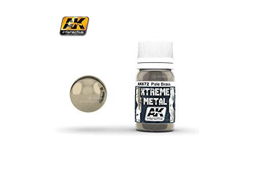 AK Interactive - 30ml Extreme Metal Paints - Pale Brass von AK Interactive