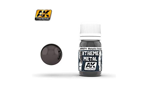 AK Interactive - 30ml Extreme Metal Paints - Smoke Metallic von AK Interactive