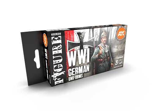 AK Interactive 3G WWI Deutsche Uniform - Kunststoff Modellierfarben & Zubehör Artikel # AK-11629 AK Interactive 3G WWI Deutsche Uniform - Kunststoff Modellierfarben & Zubehör Artikel # AK-11629 von AK Interactive