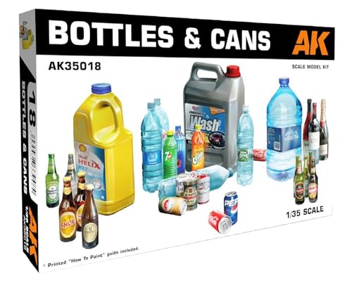 AK Interactive AK35018 Flaschen & Dosen 1/35 von AK Interactive