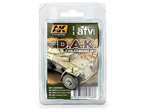 (AK00068) - AK Interactive Set Africa Korps Weathering Set von Ak interactive