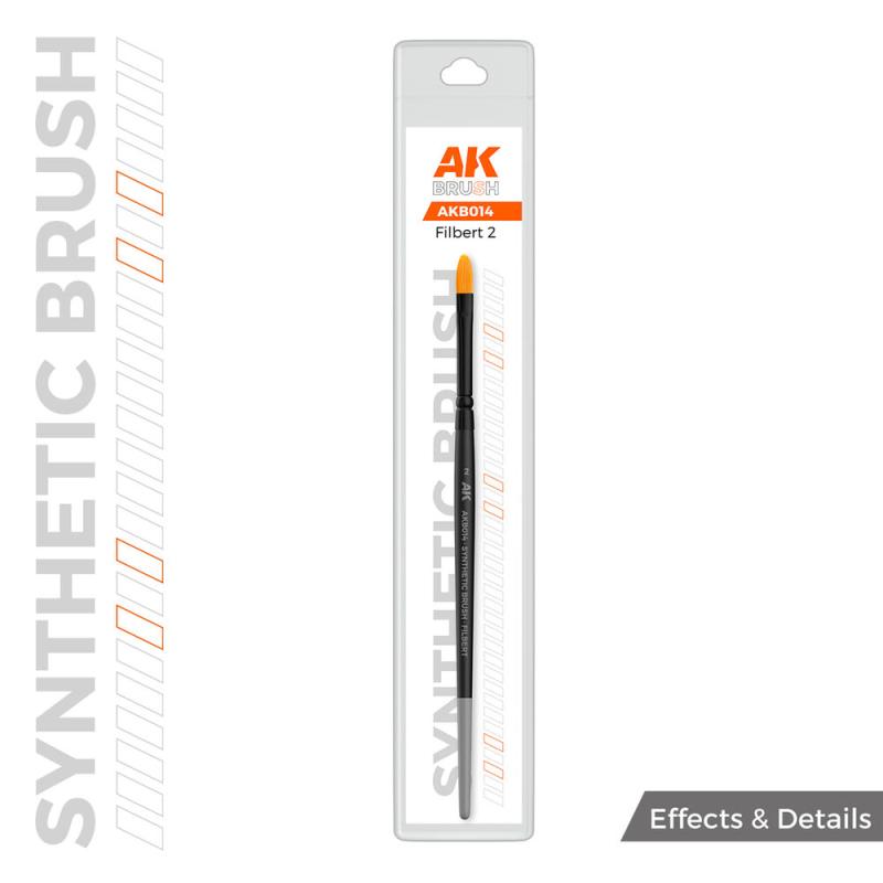 AK SYNTHETIC BRUSH - FILBERT 2 AK SYNTHETIC BRUSH - FILBERT 2 von AK Interactive