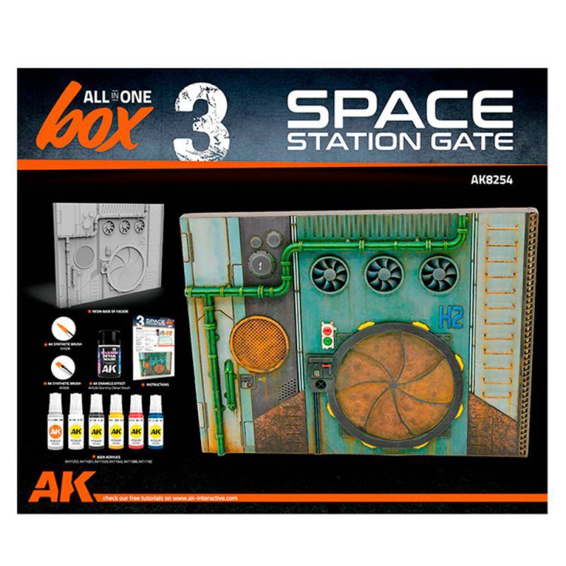 ALL IN ONE SET -BOX 3-SPACE STATION GATE von AK Interactive