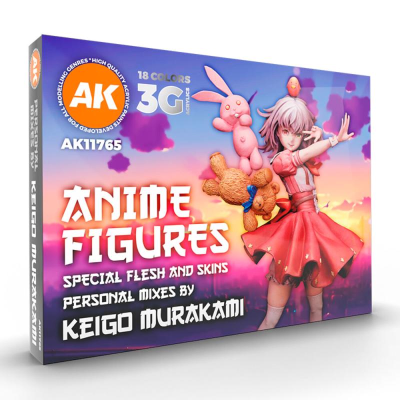 ANIME FIGURES - SPECIAL FLESH AND SKINS - SIGNATURE SET BY KEIGO MURAKAMI von AK Interactive