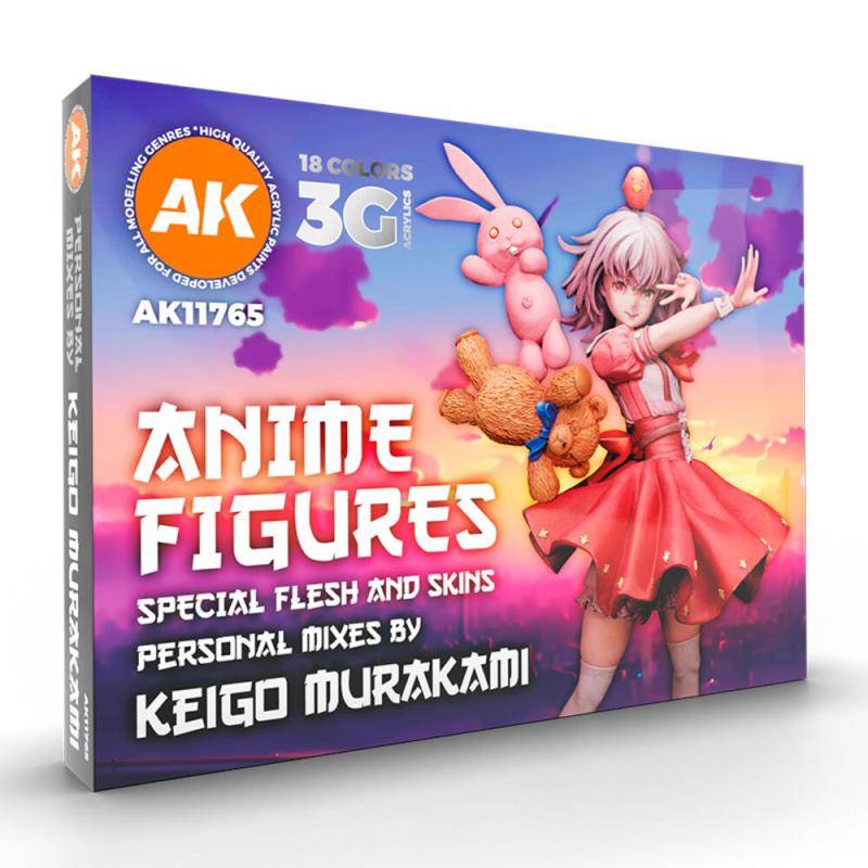 ANIME FIGURES - SPECIAL FLESH AND SKINS - SIGNATURE SET BY KEIGO MURAKAMI von AK Interactive