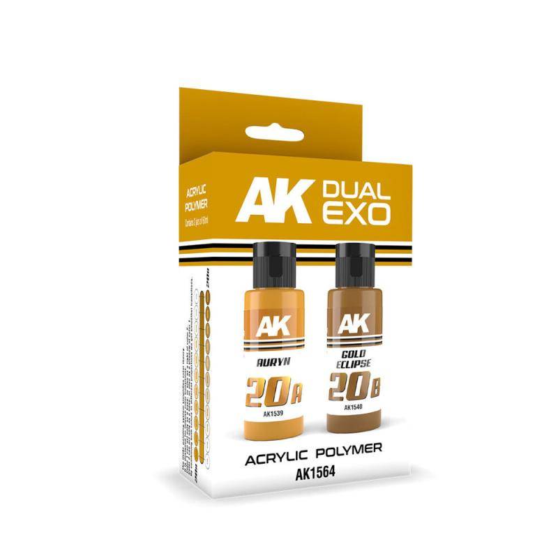 AURYN & GOLD ECLIPSE DUAL EXO Set 20 von AK Interactive