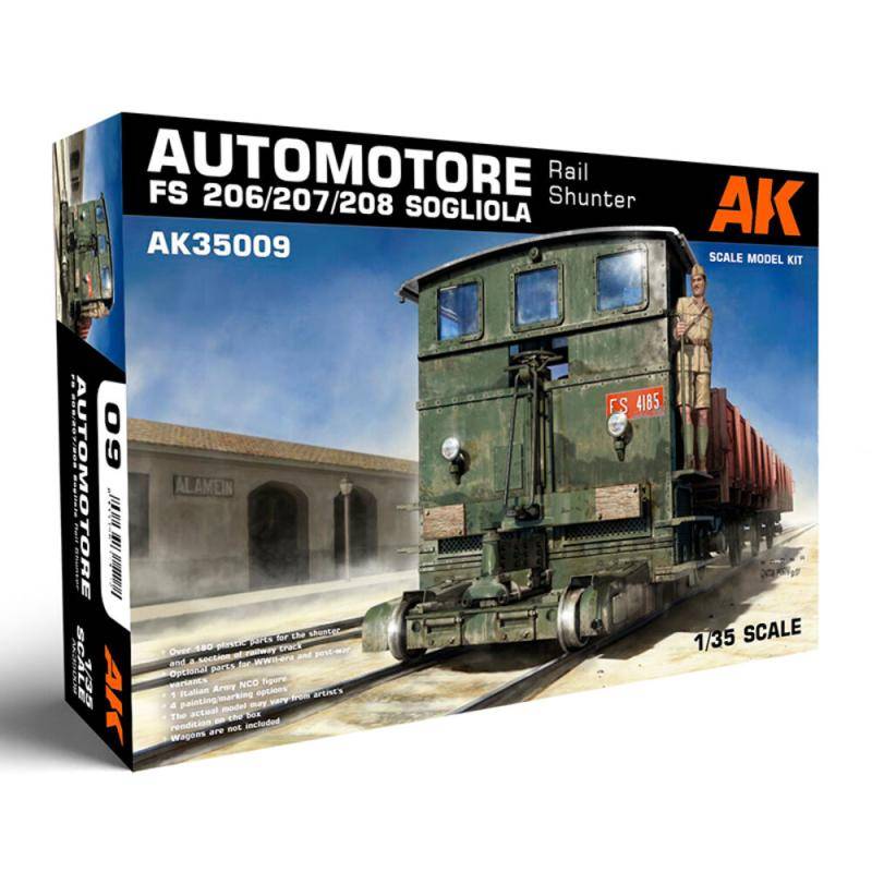 AUTOMOTORE FS 206/207/208 SOGLIOLA RAIL SHUNTER 1/35 von AK Interactive