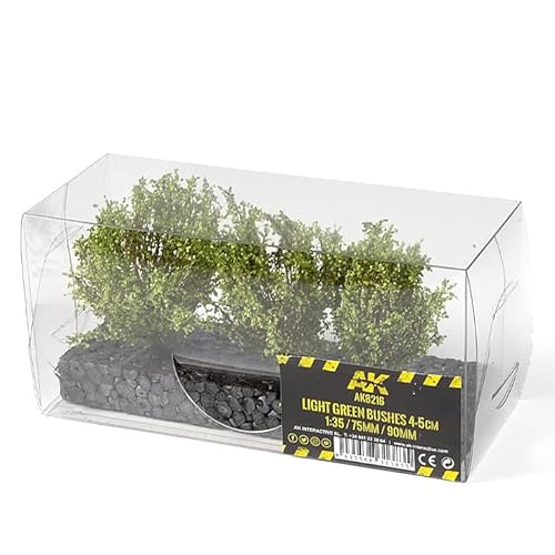 Ak interactive AK8216 Buchsen, 4-5 cm, Maßstab 1:35/75 mm/90 mm, Hellgrün von AK Interactive