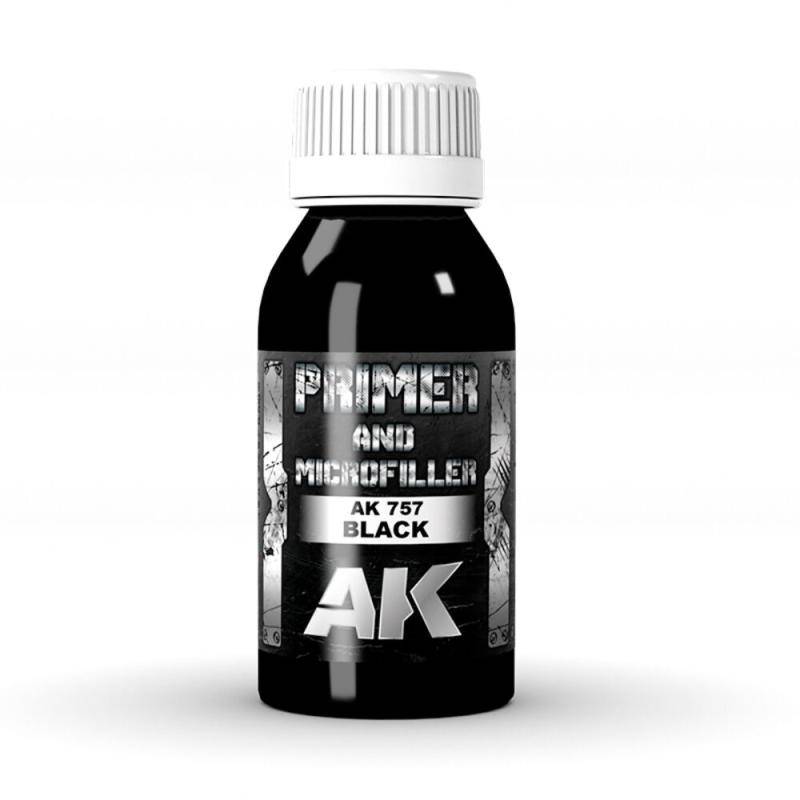 BLACK PRIMER AND MICROFILLER 100 ml von AK Interactive