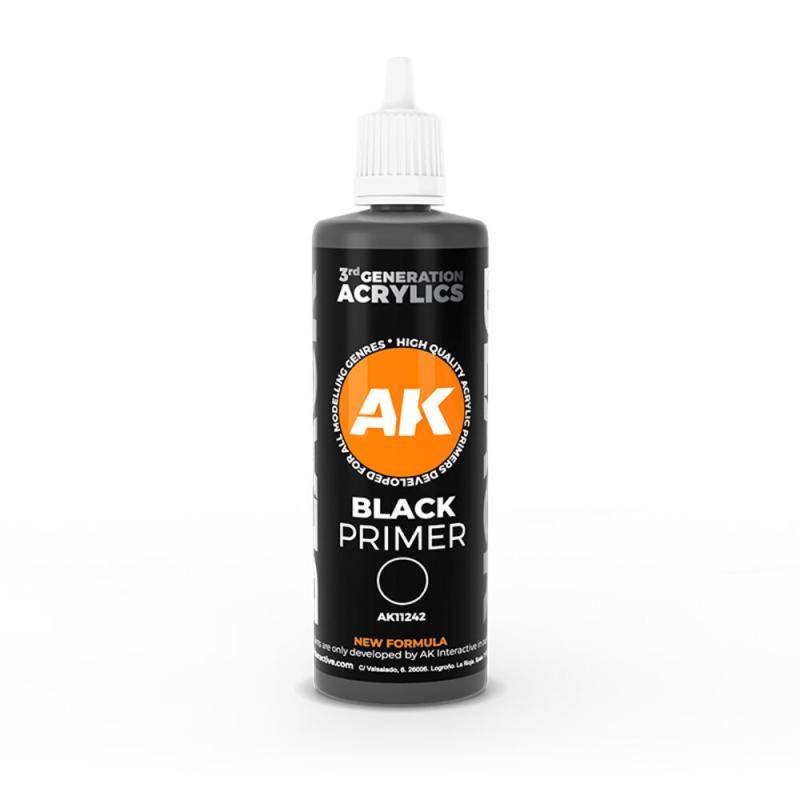 Black Primer 100 ml 3GEN von AK Interactive