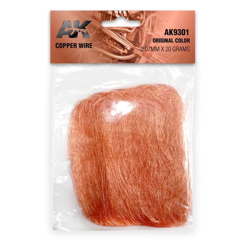 Copper Wire 0.07mm x 20 grams ORIGINAL COLOR von AK Interactive