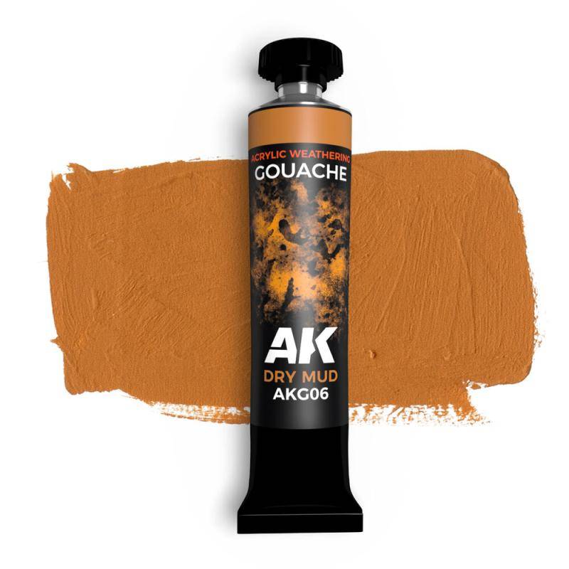 DRY MUD - AK GOUACHE 20 ml. von AK Interactive
