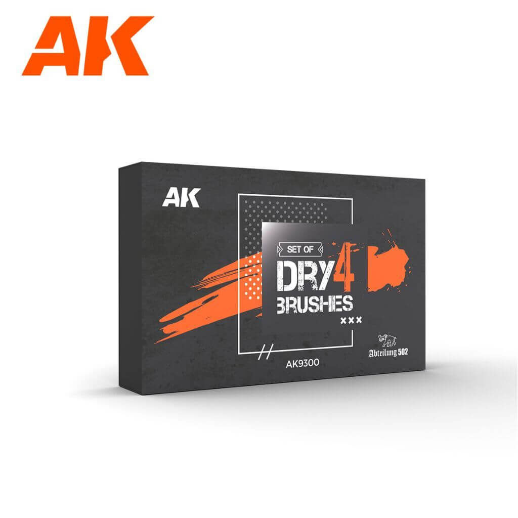 'Dry 4 Brushes Set' von AK-Interactive