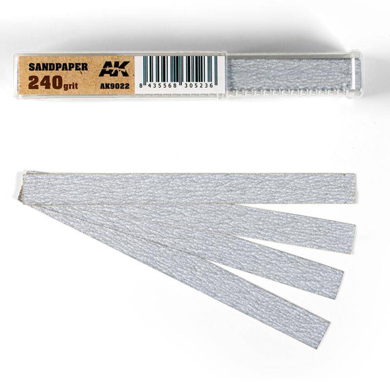 Dry Sandpaper 240 grit x 50 units von AK Interactive