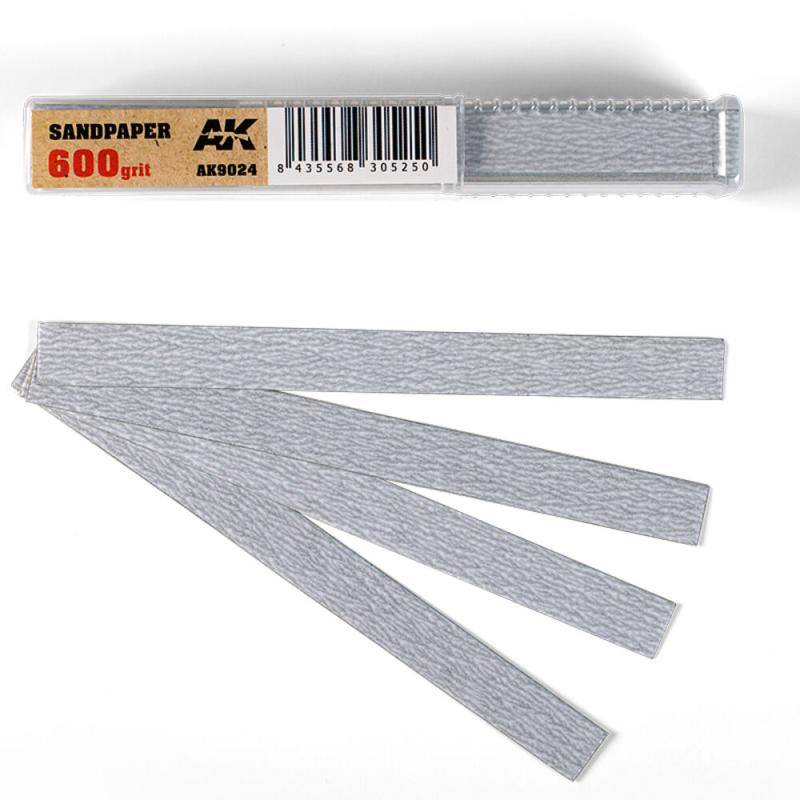 Dry Sandpaper 600 grit x 50 units von AK Interactive