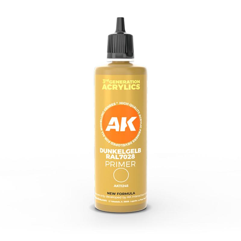 Dunkelgelb RAL 7028 dark yellow surface Primer 100 ml 3GEN Dunkelgelb RAL 7028 dark yellow surface Primer 100 ml 3GEN von AK Interactive